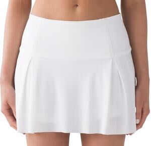 Lululemon Lost in Pace Skirt (Tall) White Skort Tennis Golf Pickleball Size 6